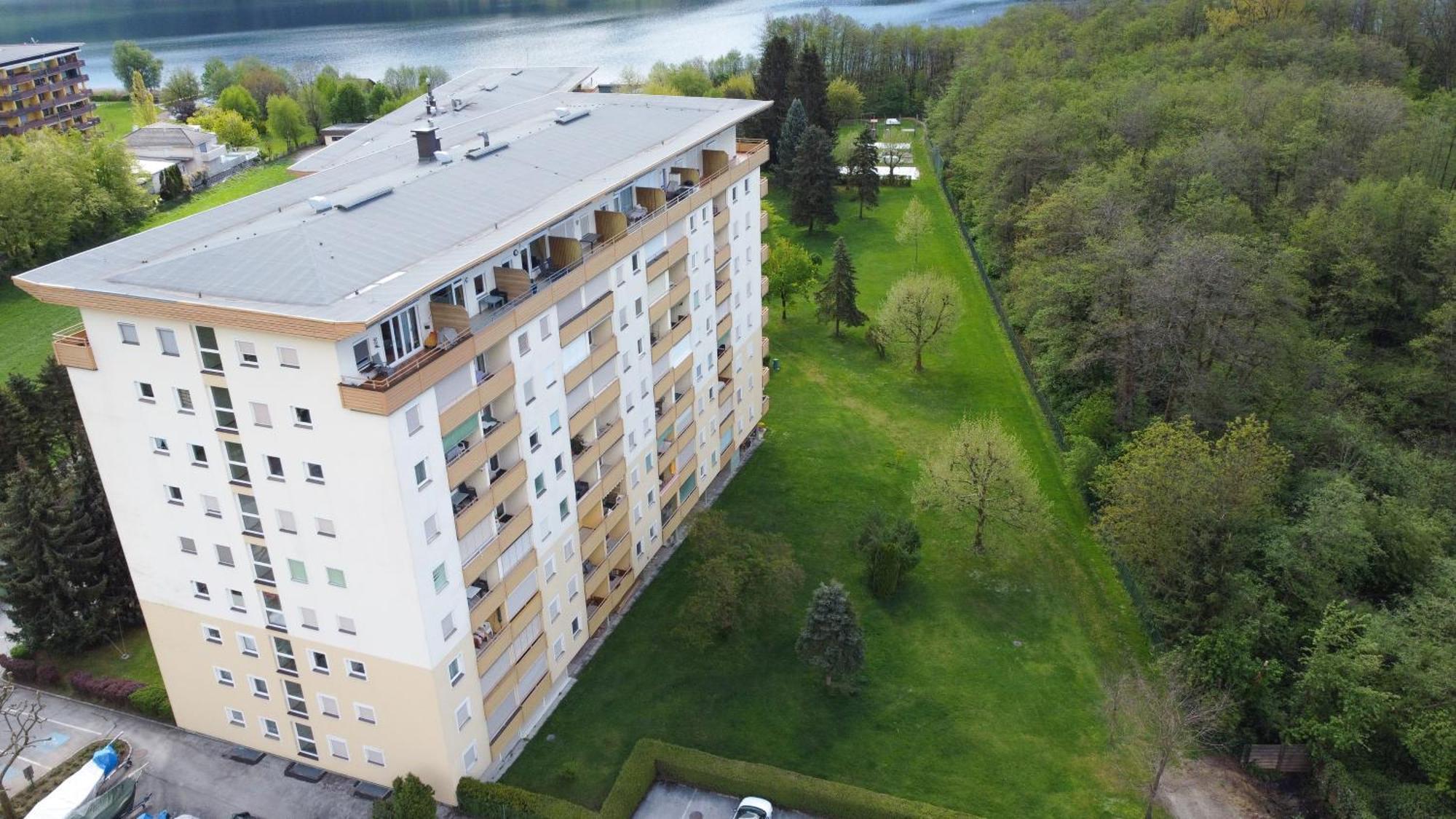 Ct-Gold Penthouse Bodensdorf Amatera Privater Seezugang Hallenbad, Skiarena Gerlitzen エクステリア 写真