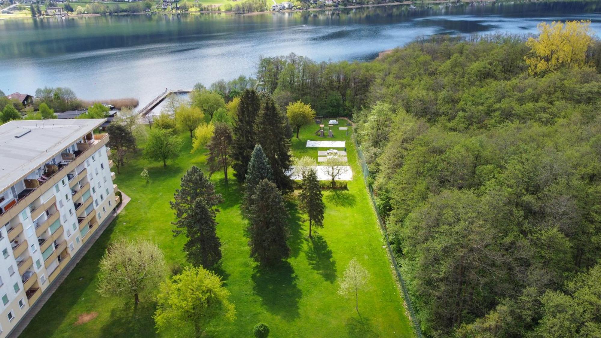 Ct-Gold Penthouse Bodensdorf Amatera Privater Seezugang Hallenbad, Skiarena Gerlitzen エクステリア 写真